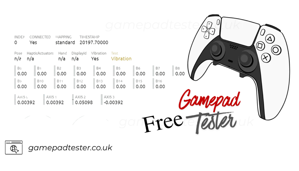 Gamepad Tester – Instant Test PS5, PS4, PS3 & Xbox Controllers Tester
